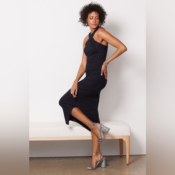 MICHAEL STARS NWOT OPALINE ULTRA RIB DRESS - Picture 2 of 10